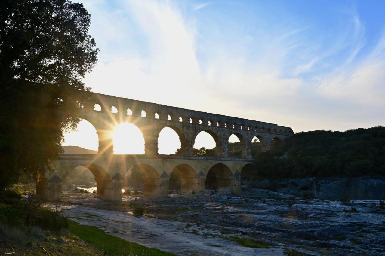 Вілла Gite De Charme "Puisneuf" Proche De Uzes Flaux Екстер'єр фото